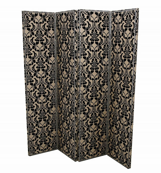 楽天市場】ジェニファーテイラー スクリーン 4連 布 いちご泥棒柄