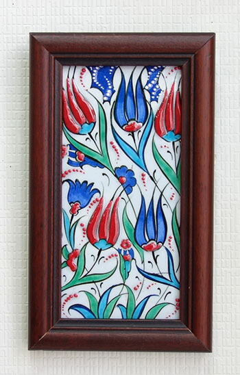 トルコ陶器　キュタフヤ　パネルタイル6枚　大型 トルコ陶器 キュタフヤ パネルタイル6枚 大型 pt6657up9.jpg