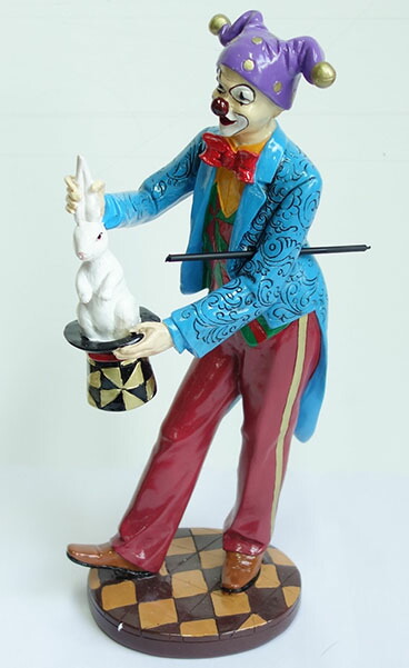 楽天市場】ピエロ 陶器 置物 ノベルティ 人形 オブジェ pierrot