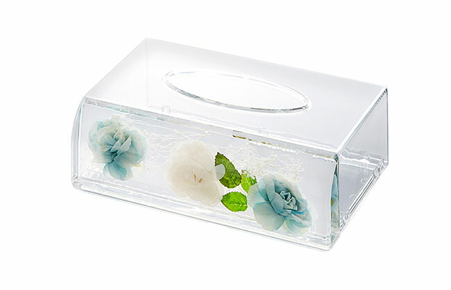 【値下げ】新品　工房ゆずりは　ティッシュBOX　カバー　花柄　プレゼントゆー02 値下げ】新品 工房ゆずりは ティッシュBOX カバー 花柄
