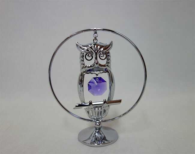 ◆未使用 希少 廃盤品 オーストリア製！スワロフスキー『フクロウ』 010014 ◇未使用 希少 廃盤品 オーストリア製！スワロフスキー