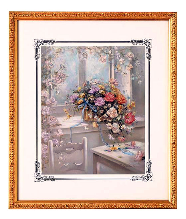 美品【リャド】「スタット公園の薔薇」直筆サイン シルクスクリーン 版画 maxresdefault.jpg?sqp=-