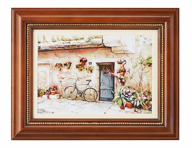 イタリア製　アート　絵画　額縁 楽天市場】油絵 アマルフィの額絵 アート 絵画 額縁 輸入家具