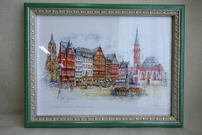 楽天市場】ロイヤルコペンハーゲン 東山魁夷 『白馬の森』陶板 額装済