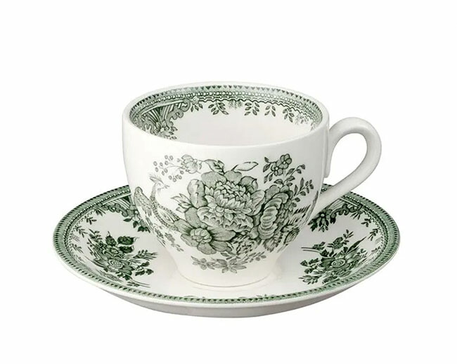 【即納可!!】【貨物輸送無料】再入荷しました♪連合王国製 Burleigh バーレイ社 Green Asiatic Pheasants グリーンアジアティックフェザンツ  優勝杯＆平円盤 珈琲優勝杯 紅茶優勝杯 洋食器 連合王国食器 早見表御召しもの 今めかしい※差し上げ物ボックス席別売り