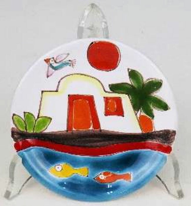 花瓶 陶器 インテリア 「スザンナ デ シモーネ」（※要在庫確認）イタリア製 楽天市場】【送料無料】イタリア製 シチリア陶器 スザンナ・デ