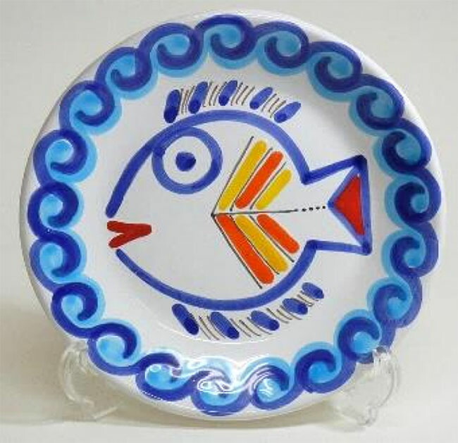 楽天市場】Susanna de Simone イタリア 絵皿 19cm カラフル