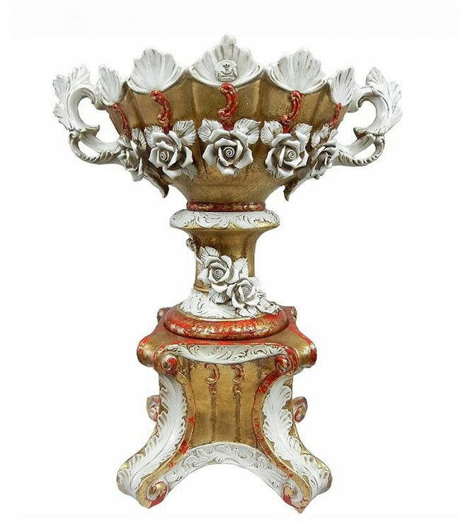 楽天市場】イタリア製 フラワーベースインテリア クラシック