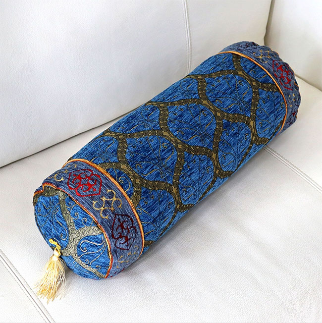 楽天市場】筒型 クッションカバー ボルスターカバー トルコデザイン