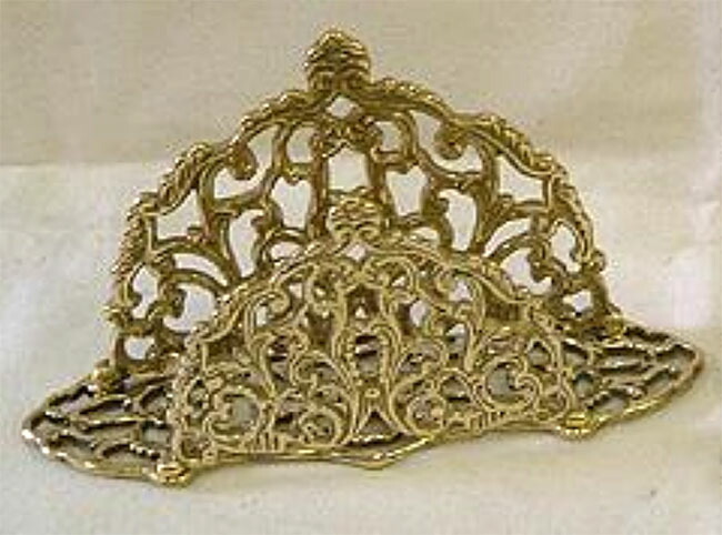 楽天市場】イタリア製 真鍮 ナプキンスタンドクラシック アンティーク