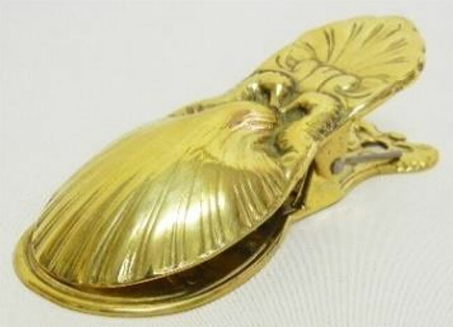 楽天市場】ブロンズハンドクリップ クリップ 文房具 かわいい 文具