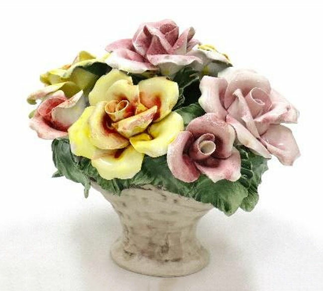 楽天市場】イタリア製 陶花 コラム＆ポットインテリア クラシック