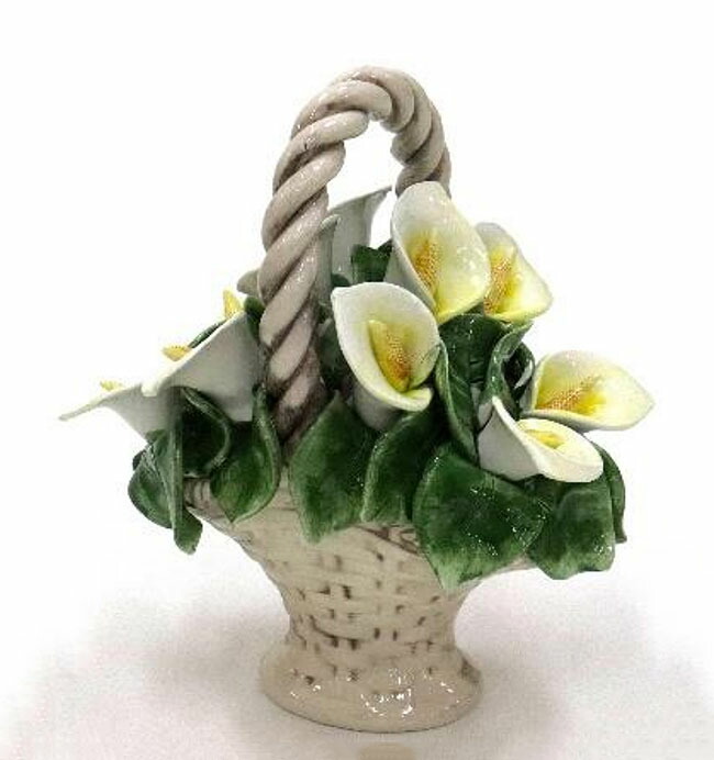 楽天市場】イタリア製 陶花ハンドメイド オブジェ クラシック