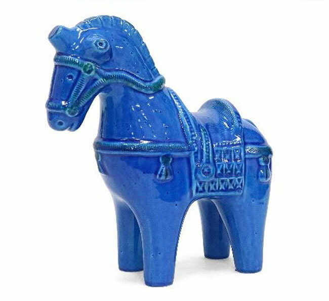 Bitossi ビトッシ リミニブルー 馬 イタリア製 置物 オブジェ 楽天市場】ビトッシ 置物 馬 bitossi リミニブルー イタリア