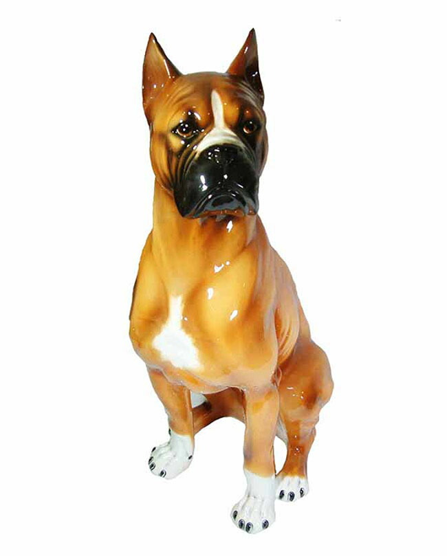 楽天市場】ボクサー 置物 オブジェ 111 【送料無料】 イタリア 陶器