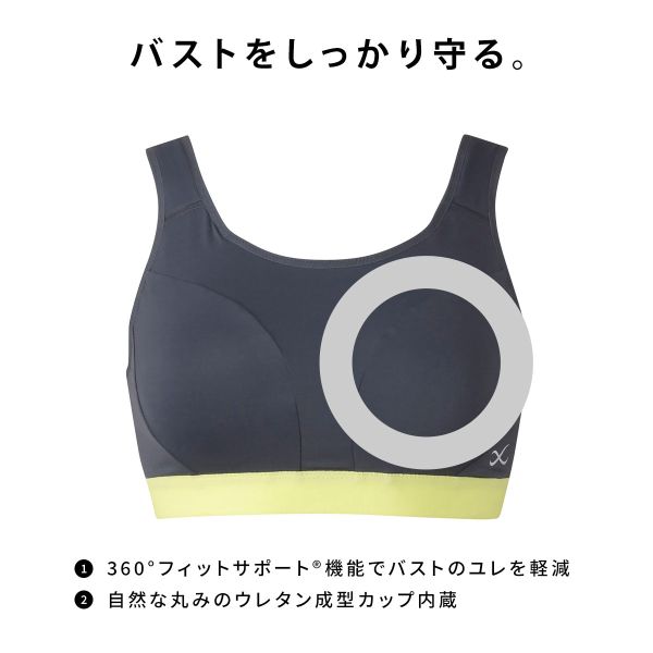 25 Off ワコール Wacoal シーダブルエックス Cw X Womens Hty158 スポーツブラ Support Type High 御機嫌助力 Efgh 360度填まる レディース Vned Org