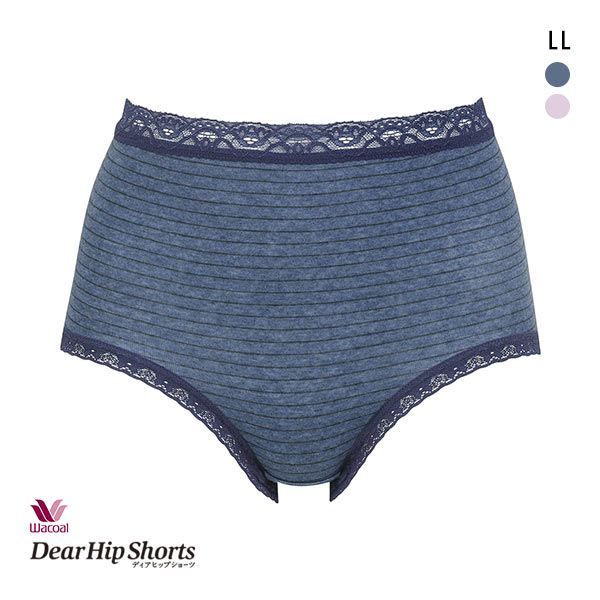 愛され続けるロングセラー はきこみ丈ふかめ 綿混 コットン 20％OFF ワコール Wacoal ディアヒップショーツ DearHip Shorts  スタンダード ノーマルショーツ LL レディース wcl-db 大きいサイズ 送料無料（一部地域を除く）