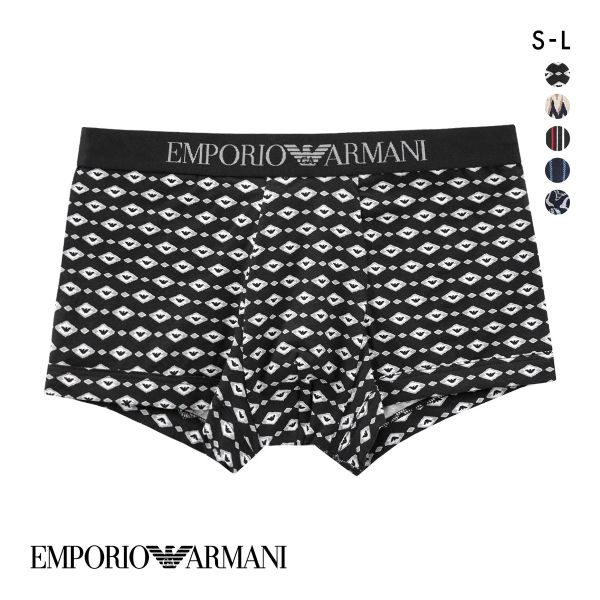 ボクサーパンツ エンポリオ・アルマーニ EMPORIO ARMANI CLASSIC PATTERN MIX Trunk ボクサーパンツ