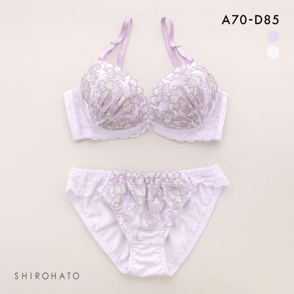 リピ割-100★複数割-200★B75、ショーツM×2セット♥️ ニッセン ブラ＆ショーツ セット (I70/M-J85/LL) 大きいサイズ
