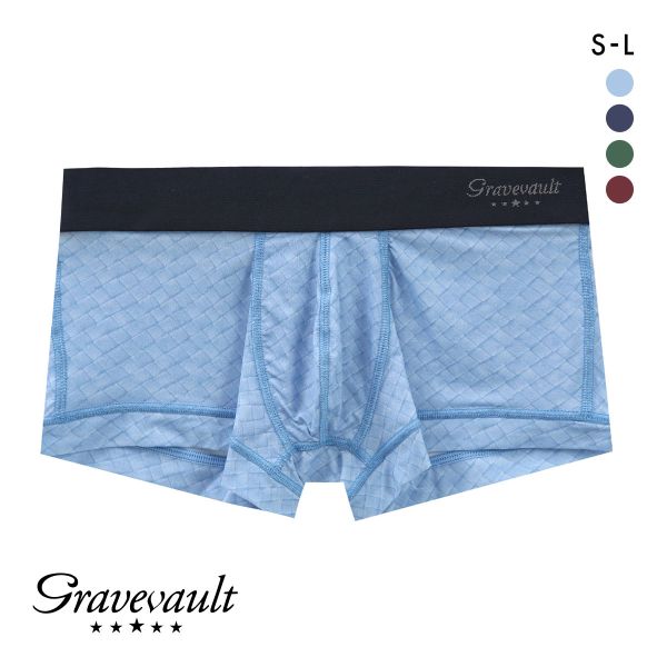 グレイブボールト INTRECCIATO ローライズ ボクサーパンツ SML メンズ 前閉じ 日本製 Gravevault 国産 全4色 S-L