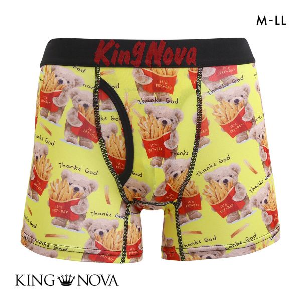 ボクサーパンツ キングノバ KING NOVA ボクサーパンツ くま柄