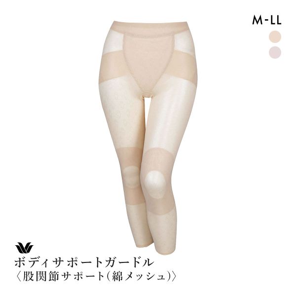 【25%OFF・4/17 09:59まで】 ワコール ボディサポートガードル 綿メッシュ ガードル 足首丈 お腹すっきり 股関節サポート GRA660 Wacoal レディース 全2色 M-LL 【メール便(10)】 ev_sp_20