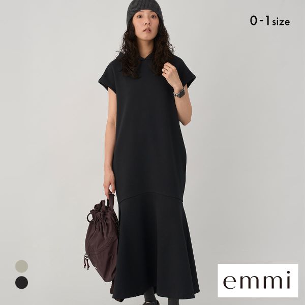 35%OFF エミ 限定カラー emmiロゴフーディーワンピース emmi レディース 全2色 0-1|SHIROHATO(白鳩)