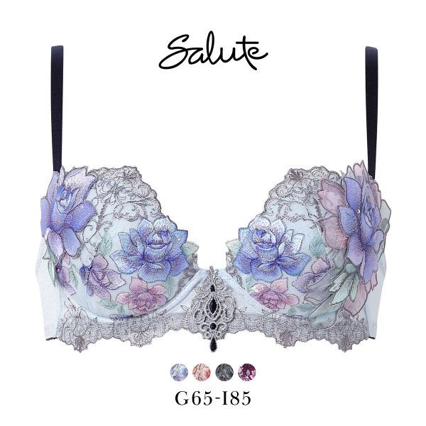 【25%OFF・7/27 09:59まで】 ワコール サルート 23グループ 23G P-UP ブラジャー GHI プッシュアップ 谷間 大きいサイズ Wacoal Salute BTJ423 25AWフェア レディース 下着 全4色 G65-I85 ev_sp_20｜SHIROHATO（白鳩）