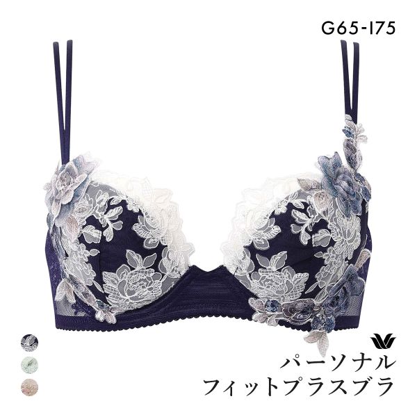 20％OFF ワコール パーソナルフィットプラスブラ プレミアム 22series BXD422 22G 3/4カップブラジャー GHI Wacoal 大きいサイズ レディース 下着 全3色 G65-I75