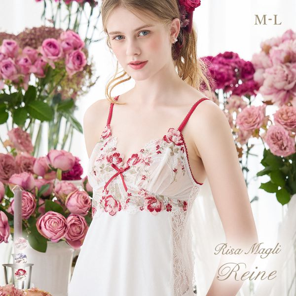20％OFF【メール便(7)】 リサマリ レーヌ サリー スリップ キャミソール ランジェリー Risa Magli Reine レディース 全3色 M-80-L-80