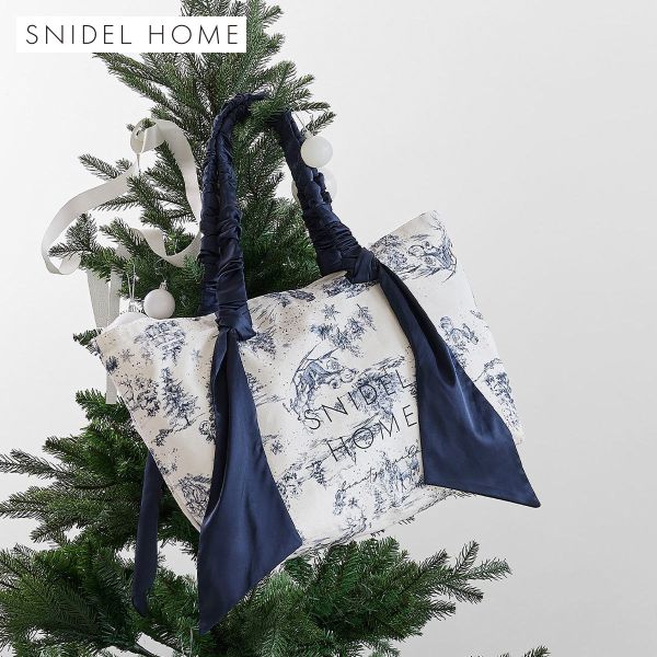30％OFF スナイデルホーム オーガニックキャンバストート ホリデージュイ Toile de Jouy BIG SNIDEL HOME 大きいサイズ