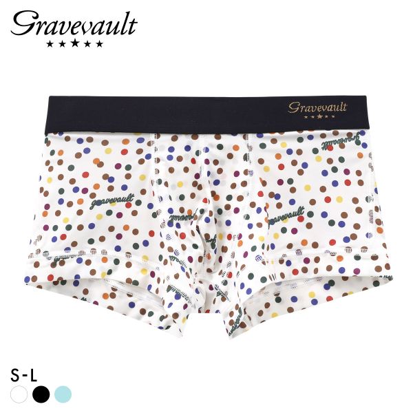 グレイブボールト Dot ローライズ ボクサーパンツ メンズ Gravevault 日本製 全3色 S-L