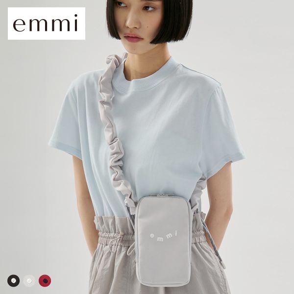 エミ ギャザーショルダースマホショルダー emmi 全3色 6,639円