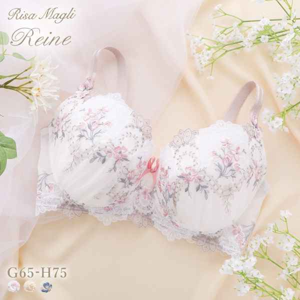 リサマリ レーヌ アリーシャ ブラジャー S Make Type GH 単品 グラマー 大きいサイズ Risa Magli Reine レディース 全3色 G65-H75 5,830円