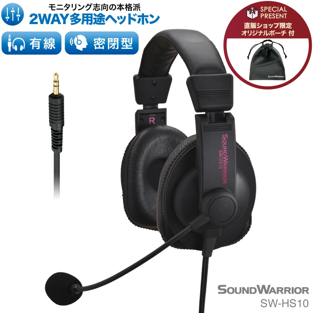 ユニット 城下工業 ダイナミックセミオープン型ヘッドホン