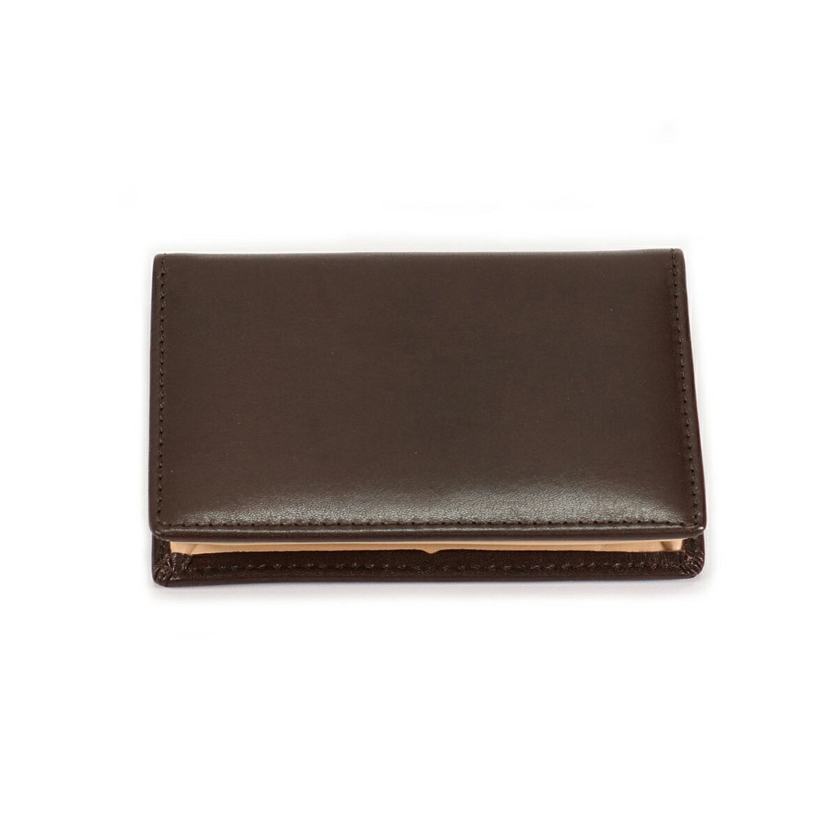 【未使用品】ソメスサドル 名刺入れ　ブラウン SOMES 中古品 SOMES カードケース ブラウン レザー 名刺入れ