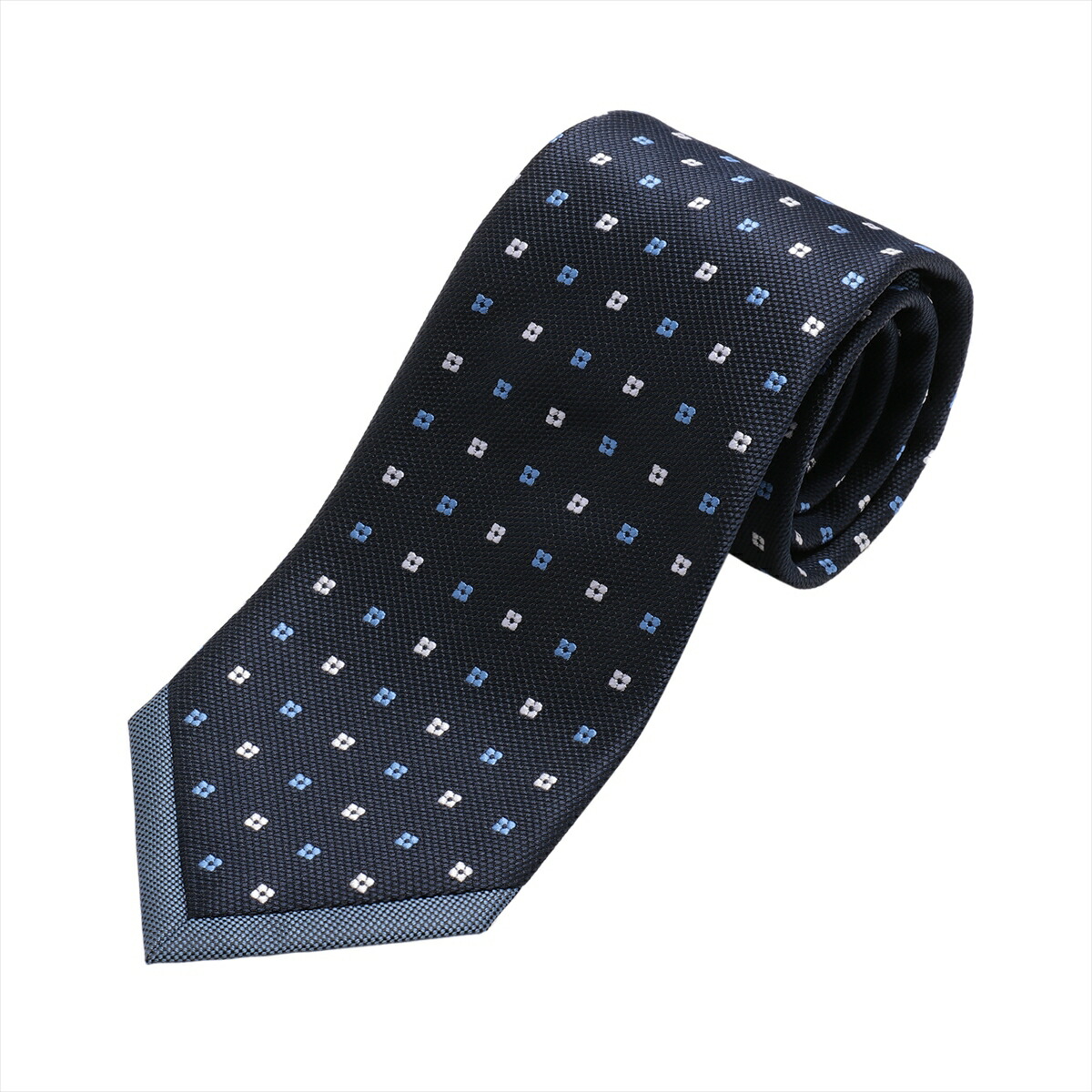 楽天市場】ネクタイ 紺無地 組織変化三段縞 116 : 富士桜工房