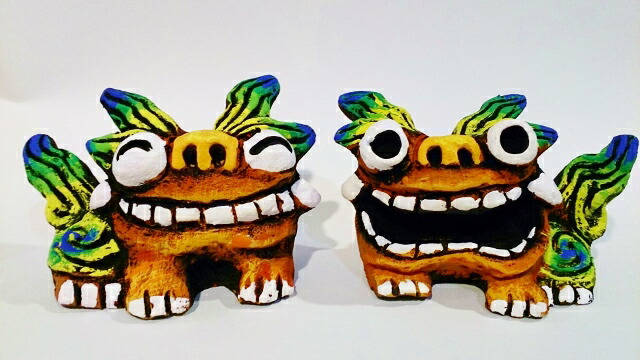 シーサー 米子焼 イリオス 沖縄 土産 ペアシーサー 国際通り ペア 人気 シーサー 結婚式 出産祝い お中元 可愛い ギフト 記念 プレゼント 置物 玄関 魔除け 部屋 土産 かわいい カラフル Giosenglish Com