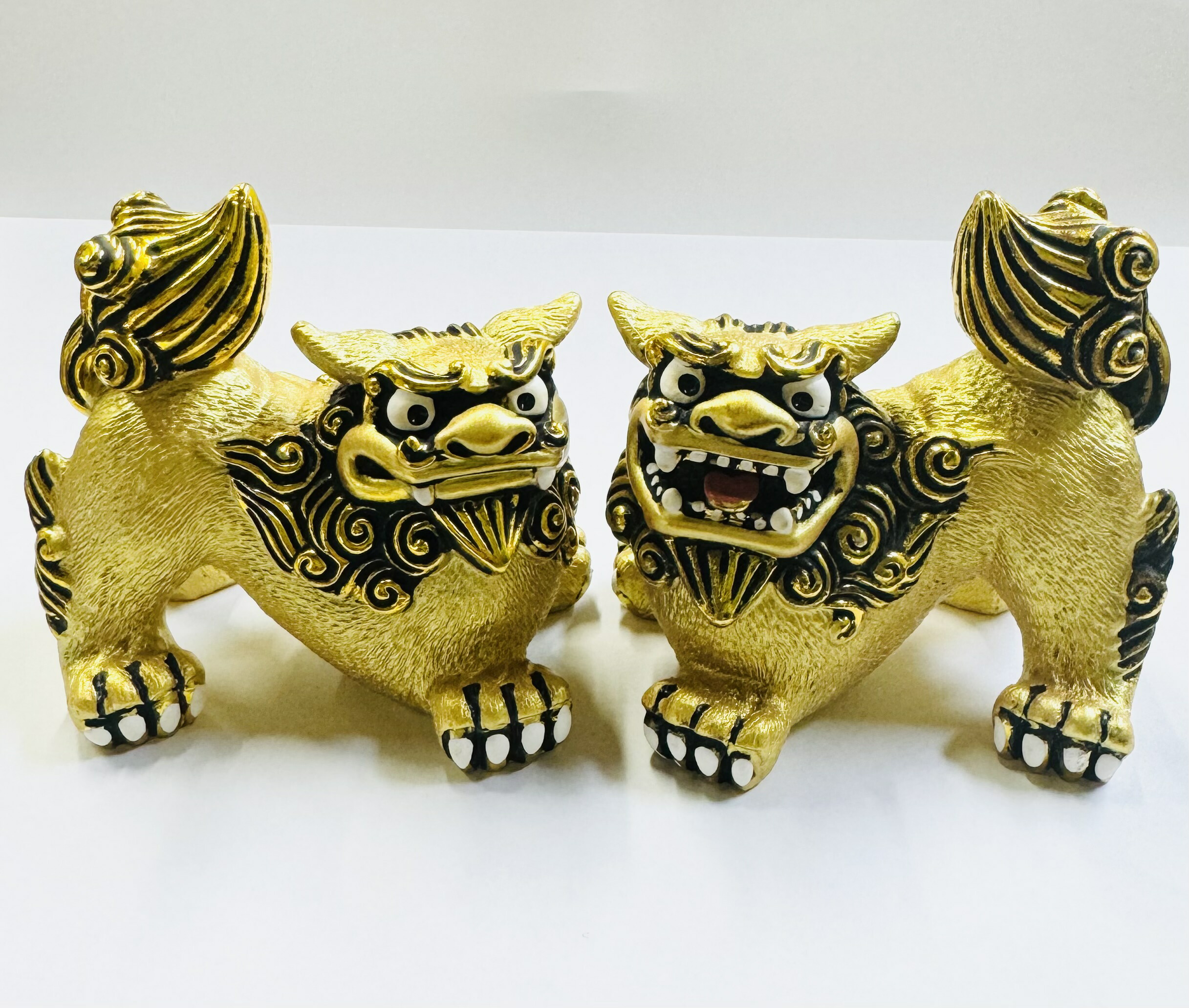 ラブピタ♡恋愛運アップシーサー 楽天市場】【シーサー・置物】小獅子金《金運upかも！？南国沖縄の