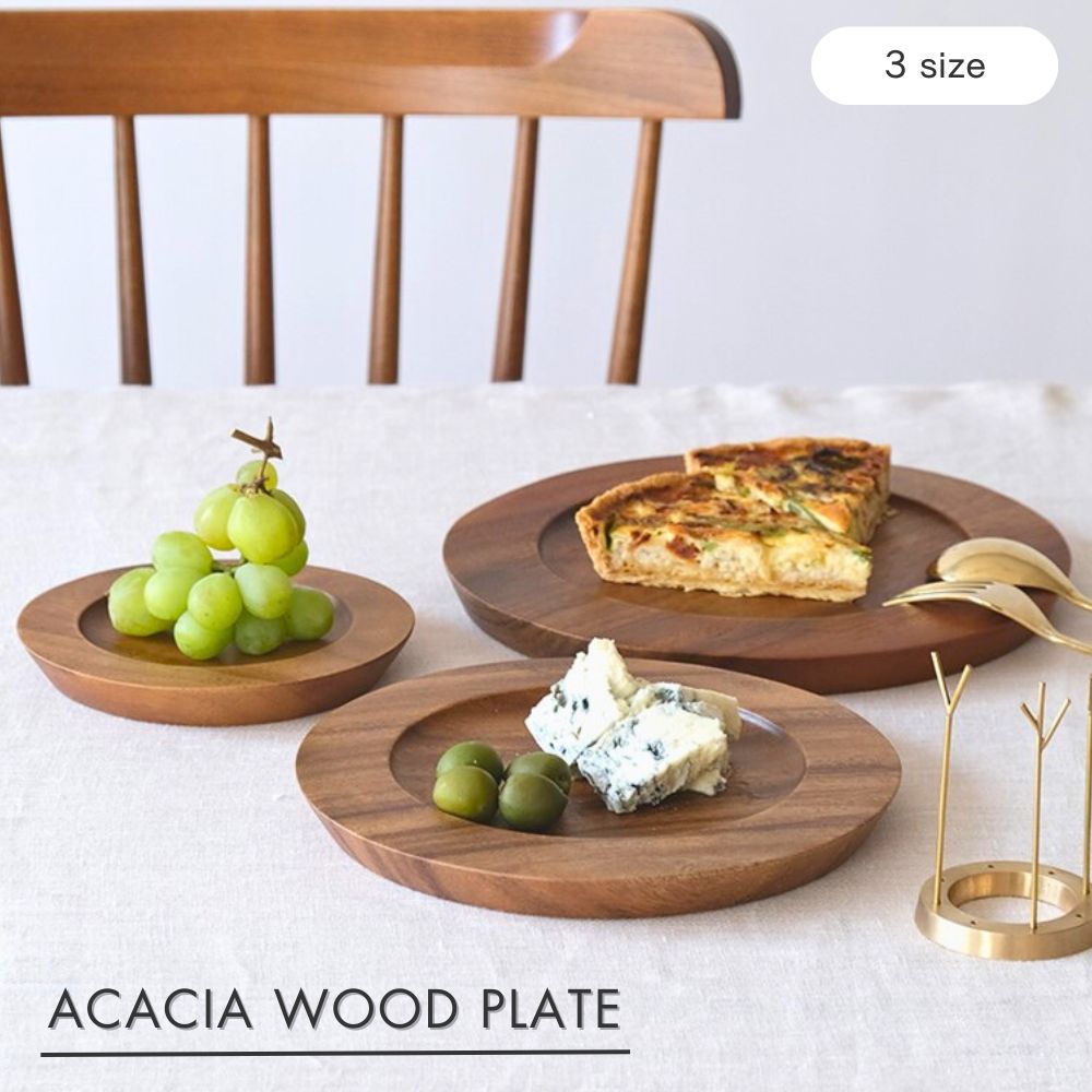 楽天市場】公式 shesay アカシアソーサー付きカフェプレート 幅29.5cm ACACIA アカシア WOOD 木製 天然木 トレー ソーサー  プレート 器 皿 ワンプレート カフェ ナチュラル 食器 ディスプレイ ハンドメイド 旧:SHISEI-Hornplease 母の日 : shesay