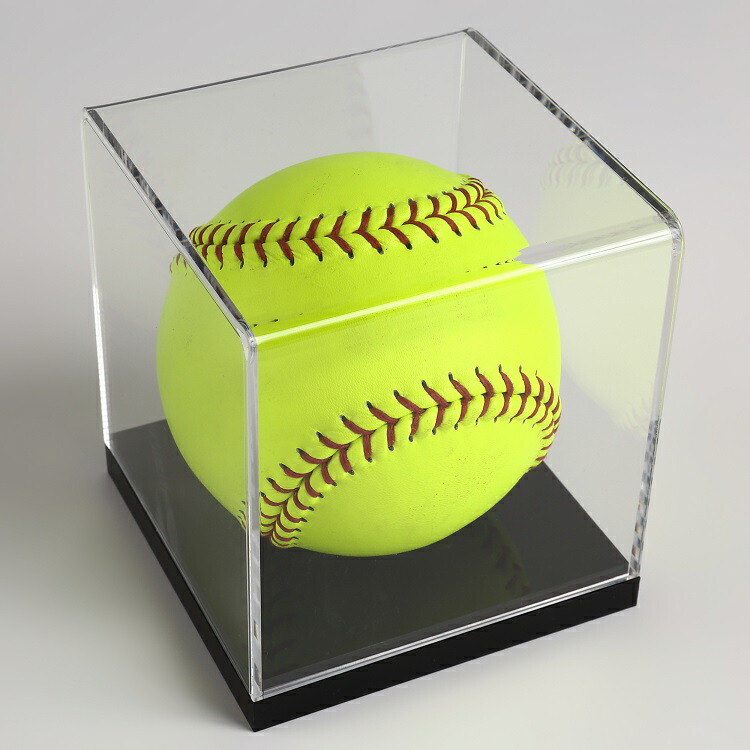 【楽天市場】ディスプレイ用プラスチッククリアケース 【タイプ2】 ソフトボールサイズ 保管ケース：rebolld