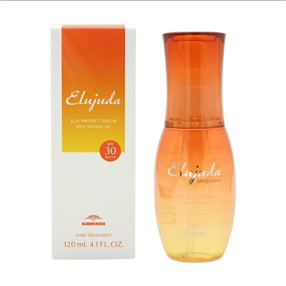 ミルボン サンプロテクトセラム 3本セット Elujuda ミルボン エルジューダ サン プロテクト セラム 120ml 3