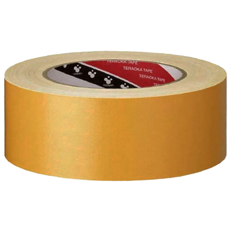 寺岡 オリーブテープ NO.145 オレンジ（50mm×25m）（1ケース 30巻入り） 布粘着テープ
