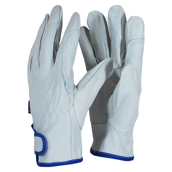 TryAnt トライアント 9200 快適 豚革手袋 豚クレスト内メッシュ 手首バンド式 プロフェッショナルシリーズ グローブ 10双セット｜物流資材のヨシダ店