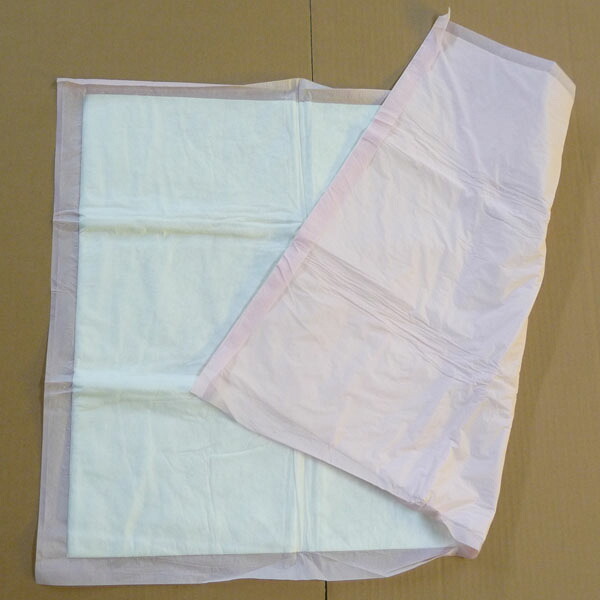 アンダーシーツ 高吸水ポリマー入 ピンク 60cm×90cm 10枚×10袋(計100枚) YS-609P (HA)|資材屋さん 店