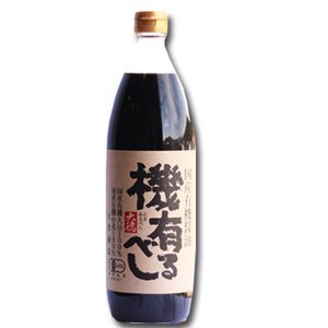 国産 有機 醤油 機有るべし (ときあるべし) 900ml X12本 セット (有機 JAS こいくち醤油 調味料)｜自然絆ショップ