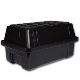 LEDも使える 水耕作りだす 一揃いの道具 クローン専用 ［EZ Clone 32 LowPro Black］ Hydro Systems 貨物輸送無料
