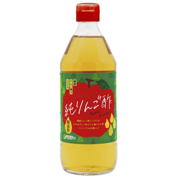 楽天市場】純りんご酢（500ml）ビン【純正食品マルシマ
