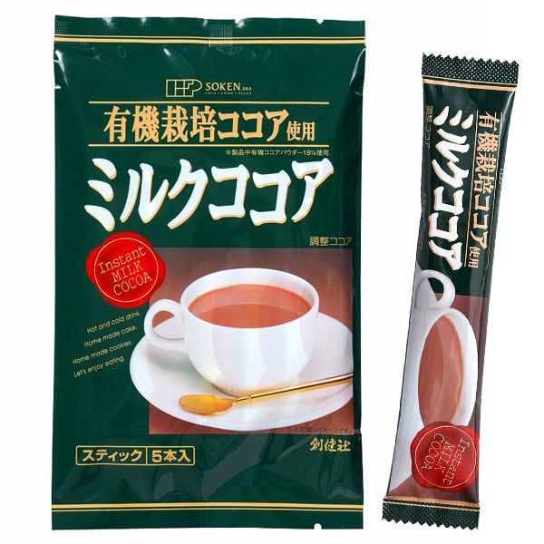 楽天市場】有機栽培ココア使用・ミルクココア（80g（16g×5