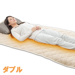 HEATRAYプレミアム 岩盤浴パッド（ダブル）【ユメロン黒川】【送料無料】｜お～がにっくしぜんかん 22,141円